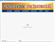 Tablet Screenshot of guneselektrikeregli.com